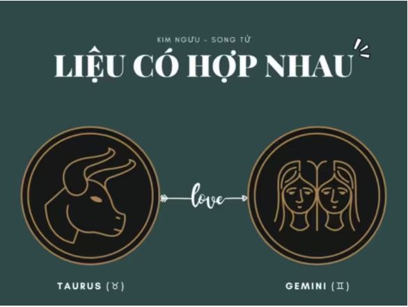 Kim ngưu và song tử có hợp nhau trong tình yêu