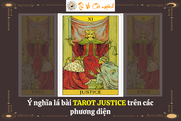 ý nghĩa của lá bài Justice trong bộ Tarot