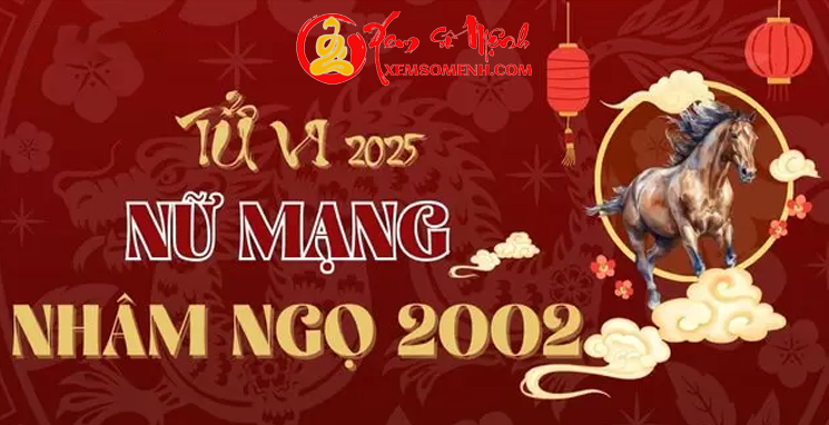 Xem tử vi tuổi Nhâm Ngọ 2002 Nữ Mệnh năm 2025 Chi Tiết