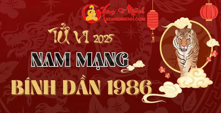 Tử vi tuổi Bính Dần 1986 Nam mạng năm 2025 Chi Tiết