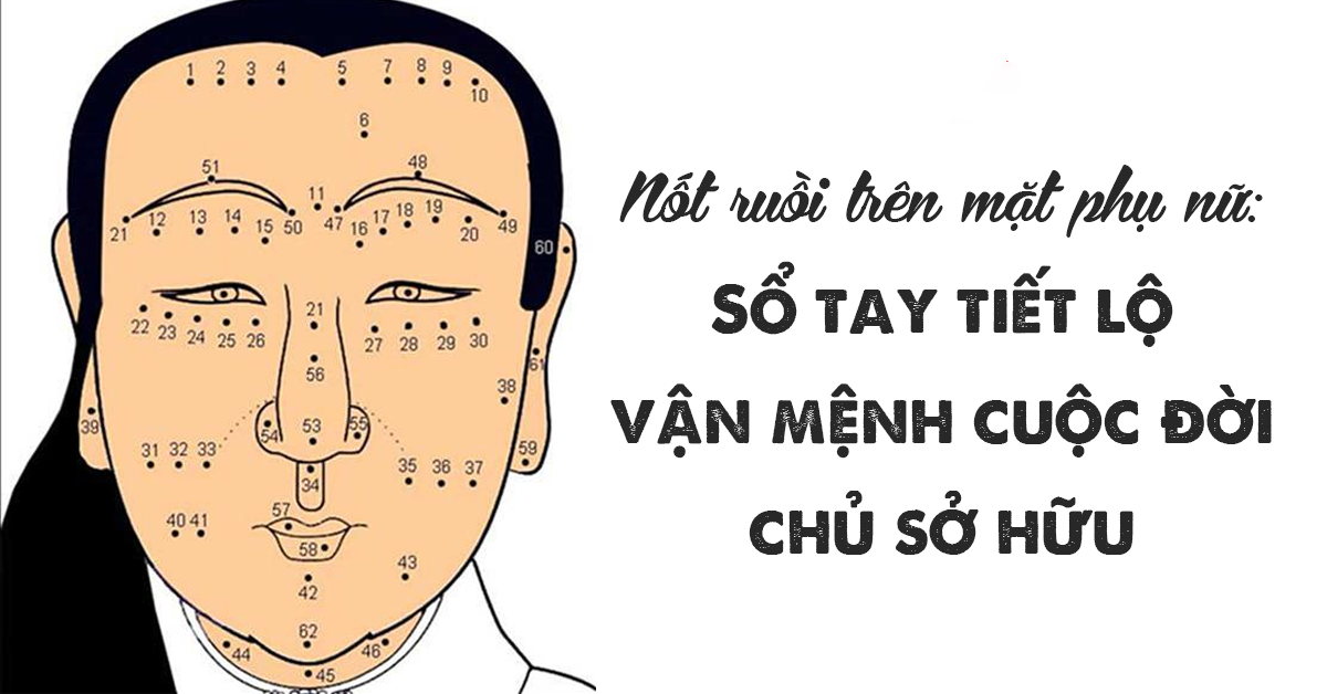 Nốt ruồi trên mặt phụ nữ: Sổ tay tiết lộ vận mệnh cuộc đời chủ sở hữu