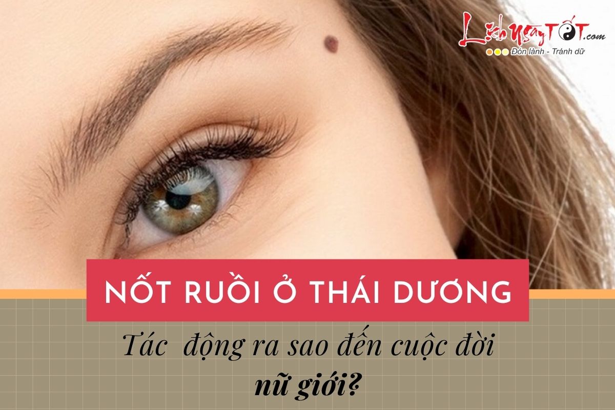 Not ruoi o thai duong cua phu nu