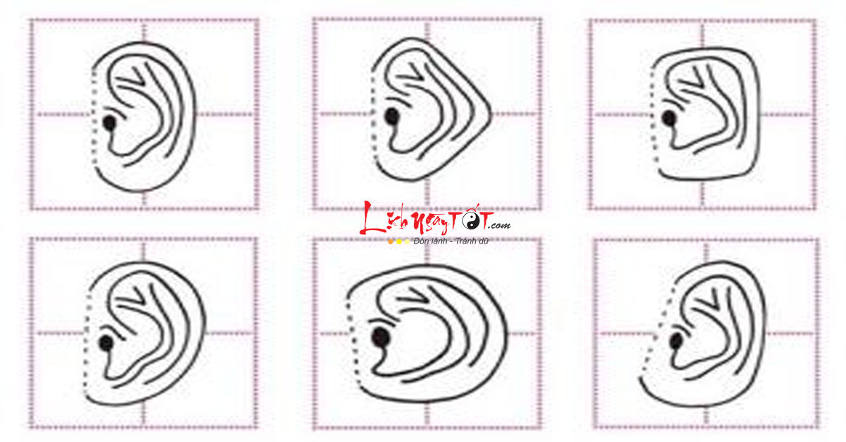 Nhân tướng học luận phúc lộc qua hình dáng tai