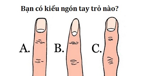 Ngón tay trỏ tiết lộ điều gì về bạn?