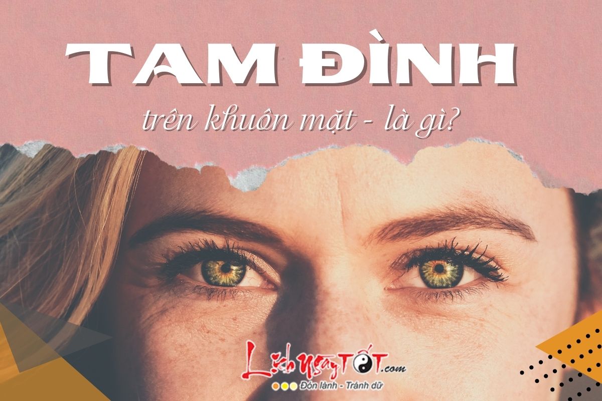 TAM ĐÌNH trên gương mặt là gì? Luận đoán vận số cuộc đời tốt xấu ra sao qua Tam Đình