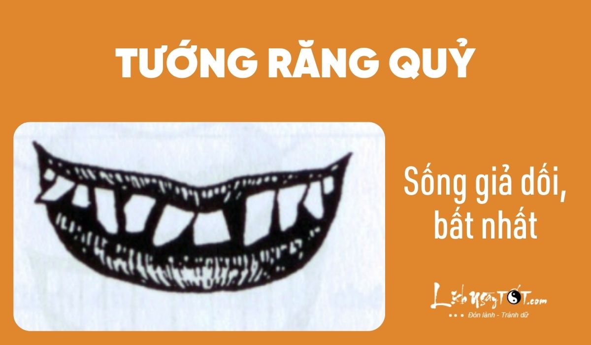 Xem nhan cach qua tuong rang - Rang quy