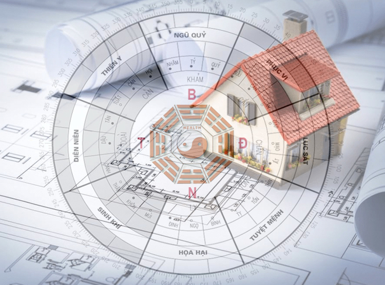xác định phương vị may mắn trong ngôi nhà của 12 con giáp