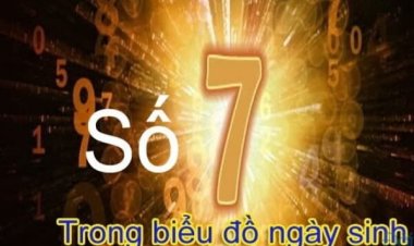 Ý nghĩa Số 7 Trong Biểu Đồ Ngày Sinh