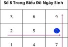Ý nghĩa của số 8 trong biểu đồ ngày sinh