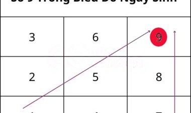 Ý nghĩa của số 9 trong biểu đồ ngày sinh