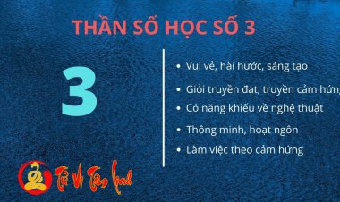 Số chủ đạo 3 trong thần số học là gì? Đặc điểm nổi bật và ý nghĩa số 3 trong các chỉ số