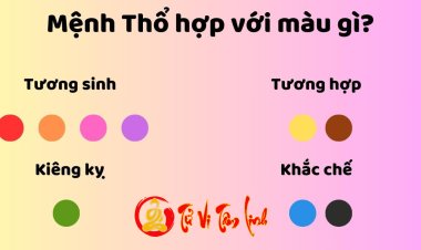 Mệnh Thổ Hợp Màu Gì, Kỵ Màu Gì? Chọn Đúng Để Thu Hút Tài Lộc Như Ý!