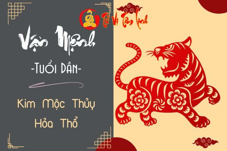 Tính cách, vận mệnh người tuổi Dần mệnh Kim, Mộc, Thủy, Hỏa, Thổ