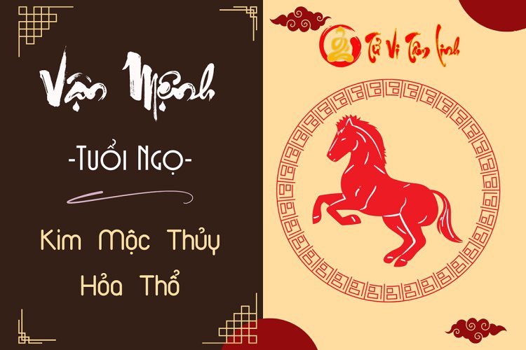 Tính cách, vận mệnh người tuổi Ngọ mệnh Kim, Mộc, Thủy, Hỏa, Thổ