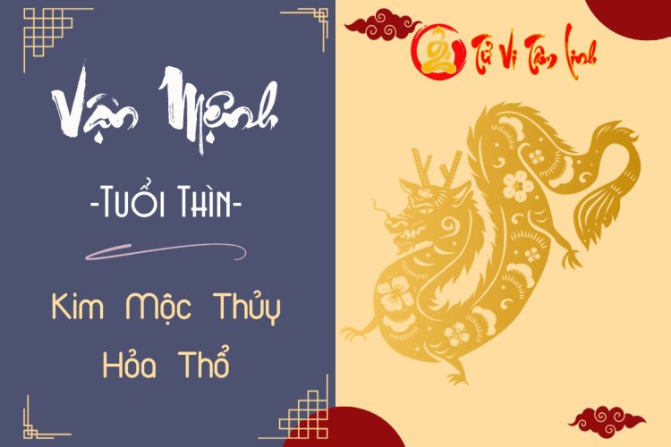 Tính cách, vận mệnh người tuổi Thìn mệnh Kim, Mộc, Thủy, Hỏa, Thổ