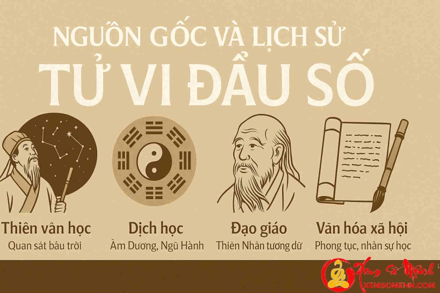 Lịch sử hình thành và phát triển của tử vi đẩu số