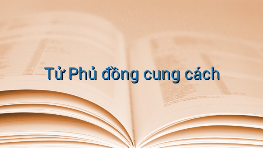 Luận Về Cách Cục Tử Phủ Đồng Cung Trong Tử Vi